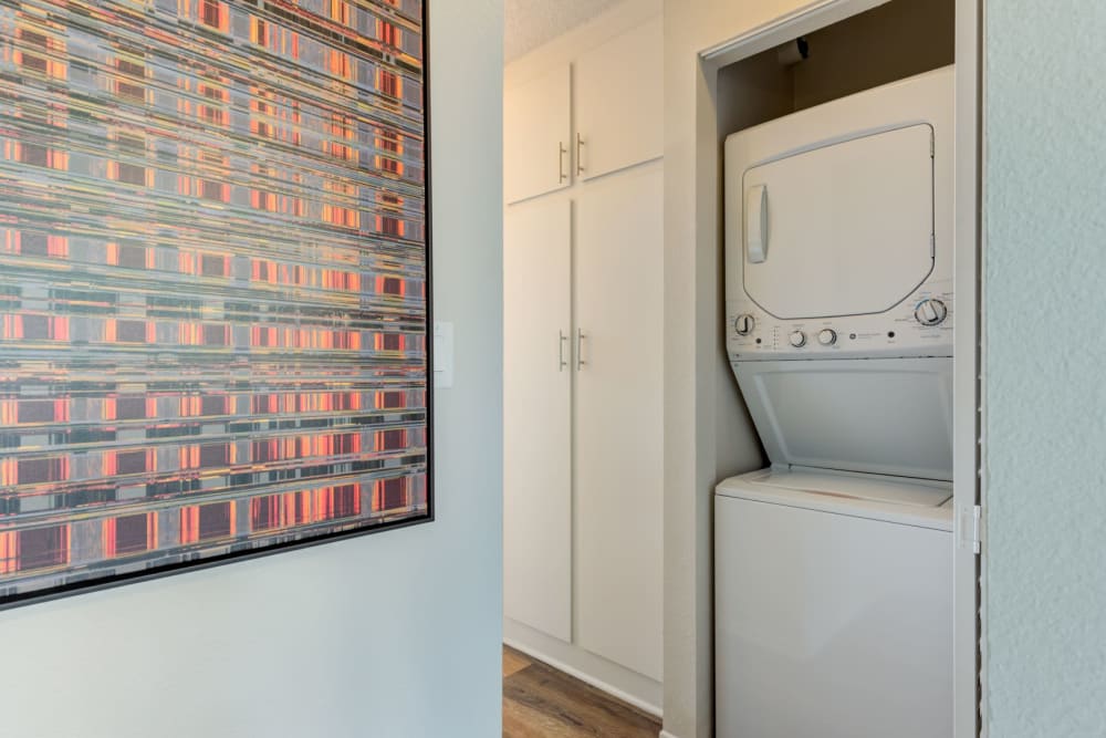 Washer & dryers included in apartments at Sofi Ventura
