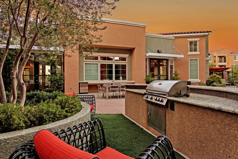 BBQ Area at Miro at the Parc in Henderson, Nevada