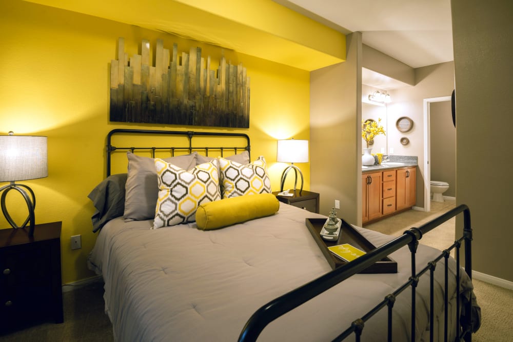 Bedroom at Norterra Canyon Apartments in North Las Vegas, Nevada