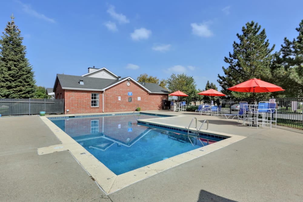 Swimming Pool at Buffalo Run Apartments in Fort Collins, Colorado