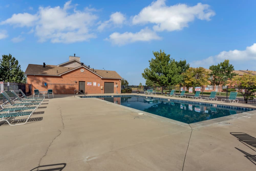 Swimming Pool at Bull Run Townhomes in Fort Collins, Colorado