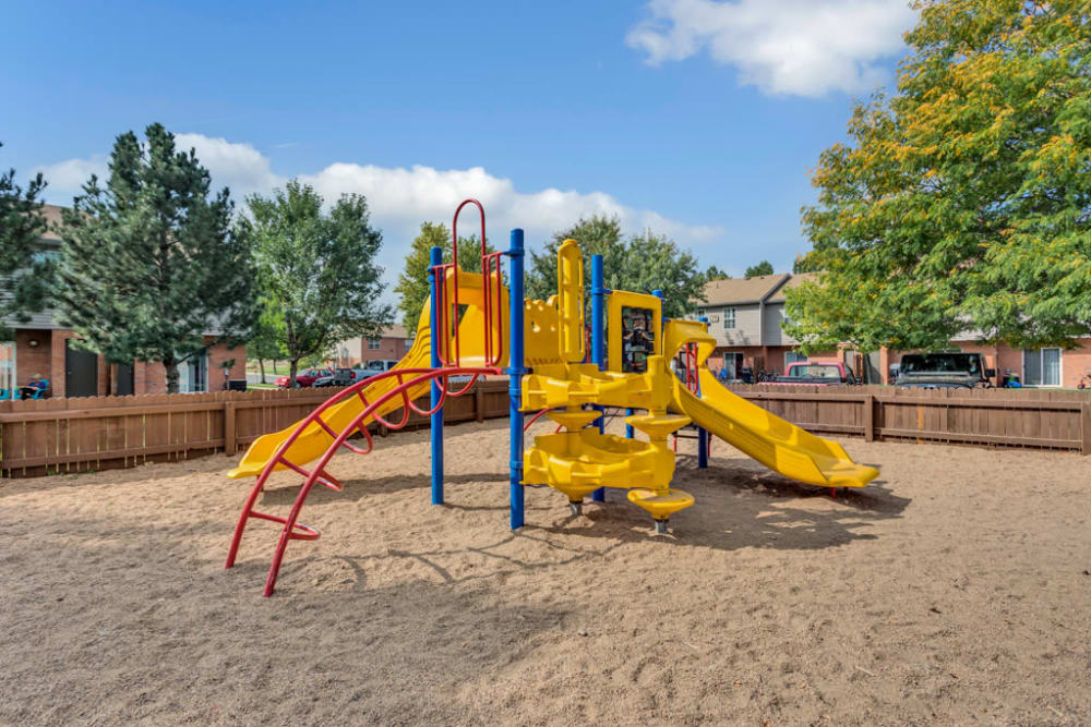 Playground at Bull Run Townhomes in Fort Collins, Colorado