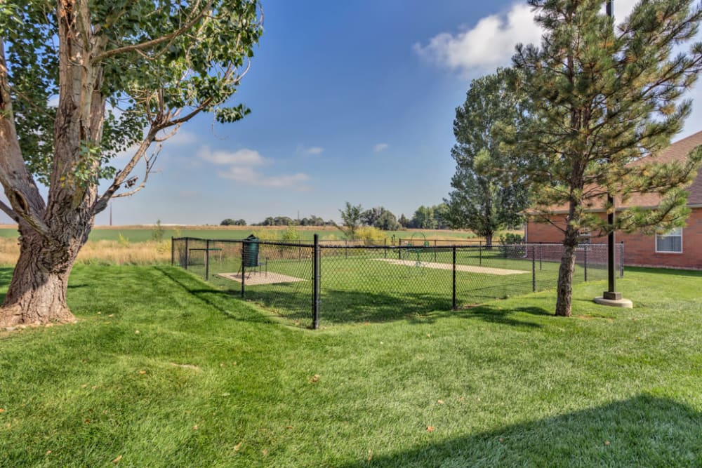 Dog Park at Bull Run Townhomes in Fort Collins, Colorado