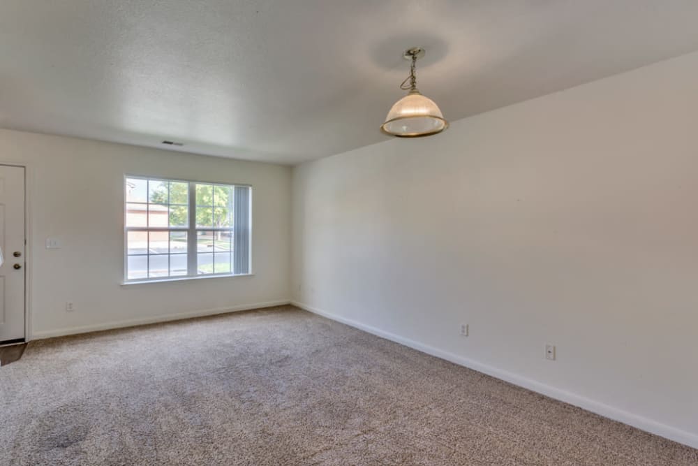 Living Room at Bull Run Townhomes in Fort Collins, Colorado