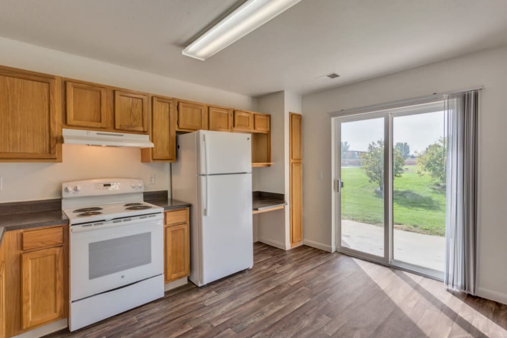 Kitchen at Bull Run Townhomes in Fort Collins, Colorado