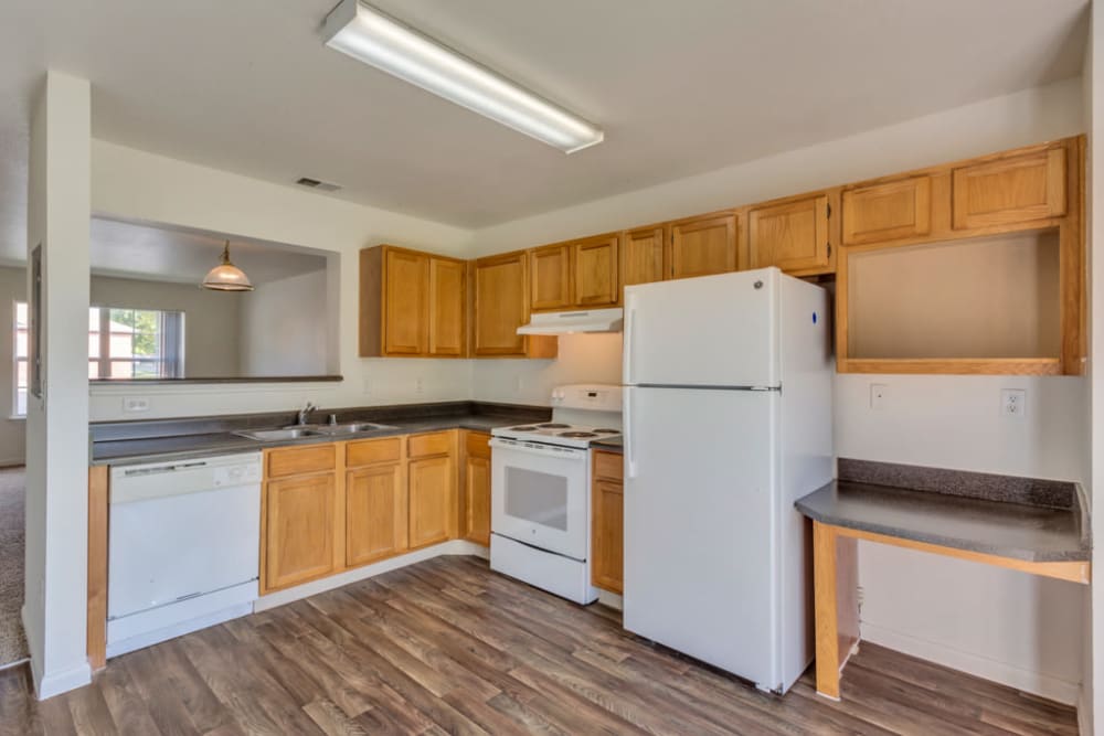 kitchen at Bull Run Townhomes in Fort Collins, Colorado