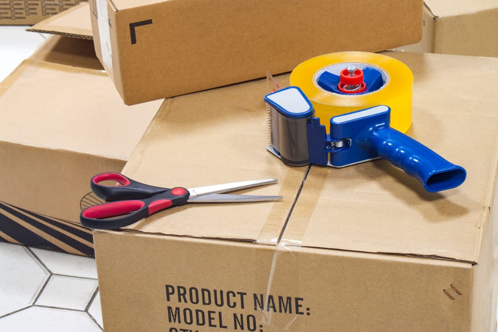 Packing supplies available for purchase at Aiken, South Carolina near Storage Units