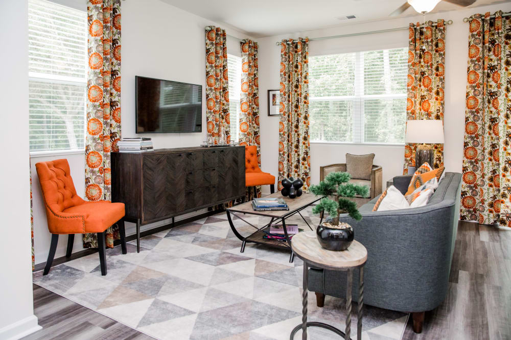 Living room at Artisan Living Bella Citta in Davenport, FL