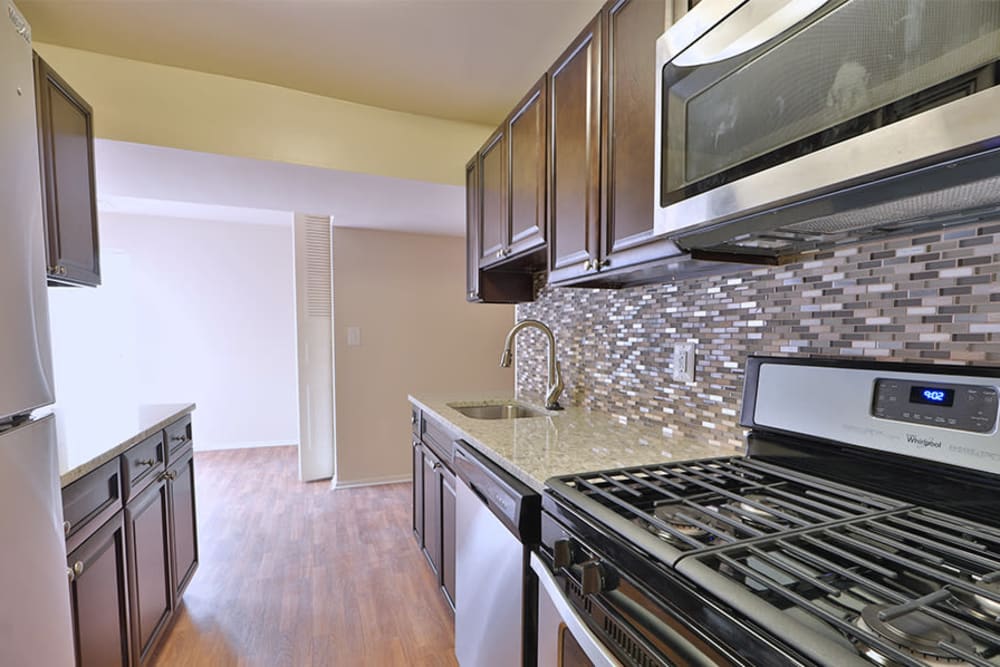 Kitchen at Carriage Hill Apartment Homes in Randallstown, Maryland