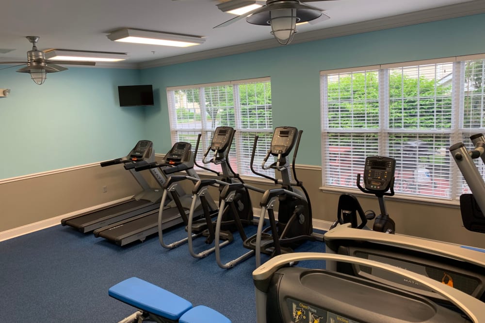 Fitness Center at The Landings Apartments in Clifton Park, New York