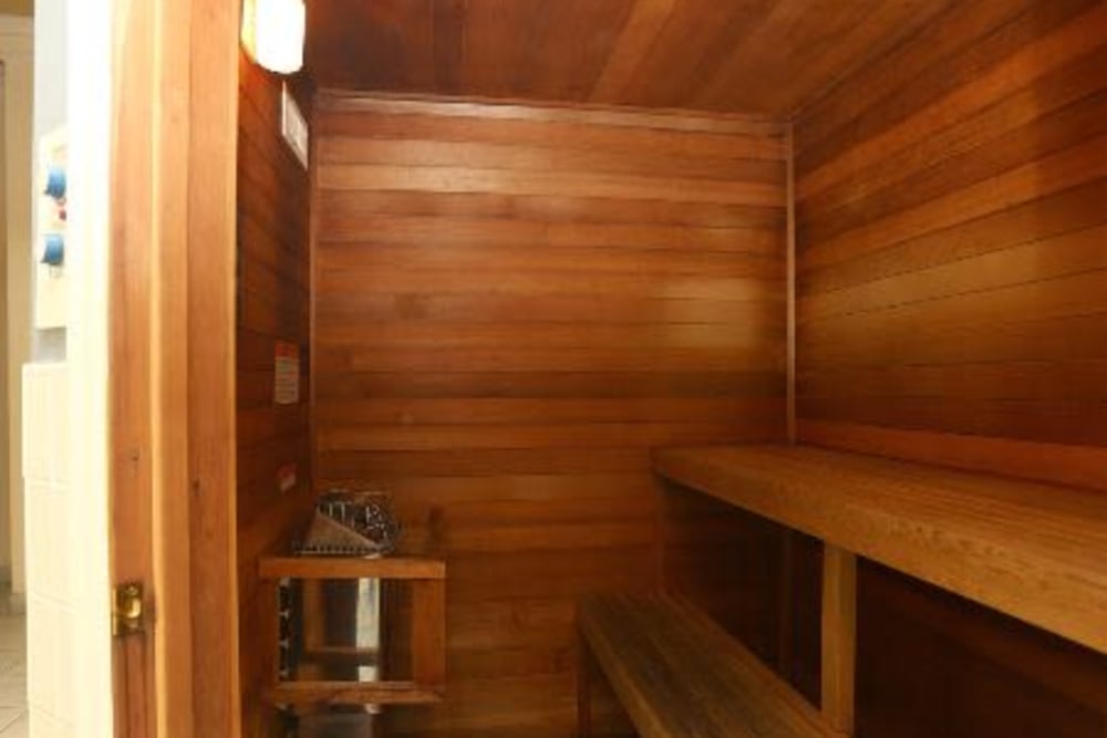 Sauna at The Landings Apartments in Clifton Park, New York