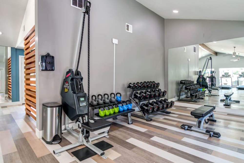 Veranda La Mesa offers apartments with a gym in La Mesa, CA