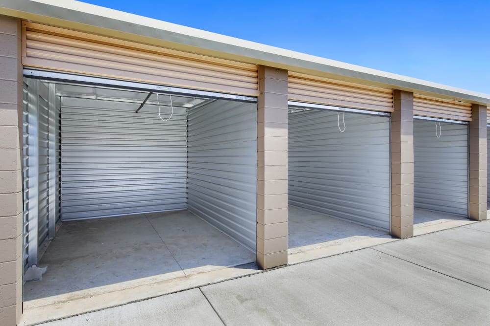 Exterior units under construction at Storage Star Napa in Napa, California