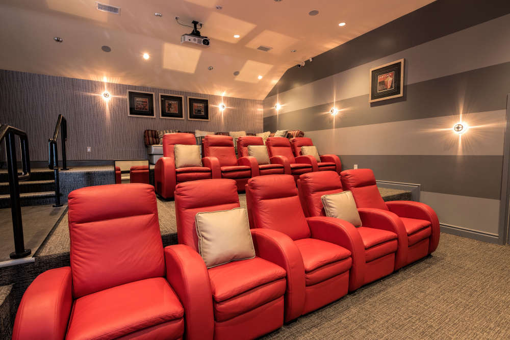 Movie room at Shadow Ridge Apartment Homes in Simi Valley, California