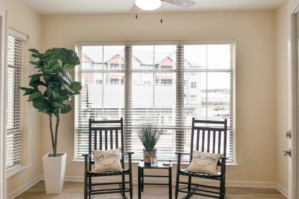Community space at Harmony at Greensboro in Greensboro, North Carolina