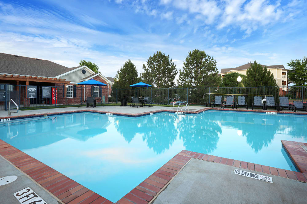 Swimming Pool at Apartments in Brighton, Colorado