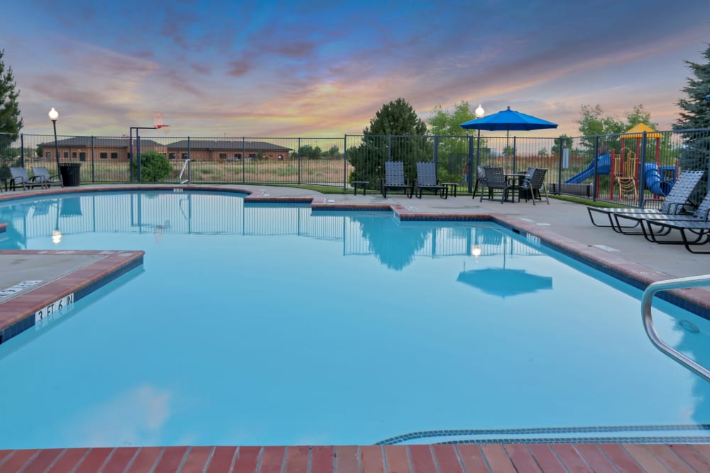 Our Apartments in Brighton, Colorado offer a Swimming Pool