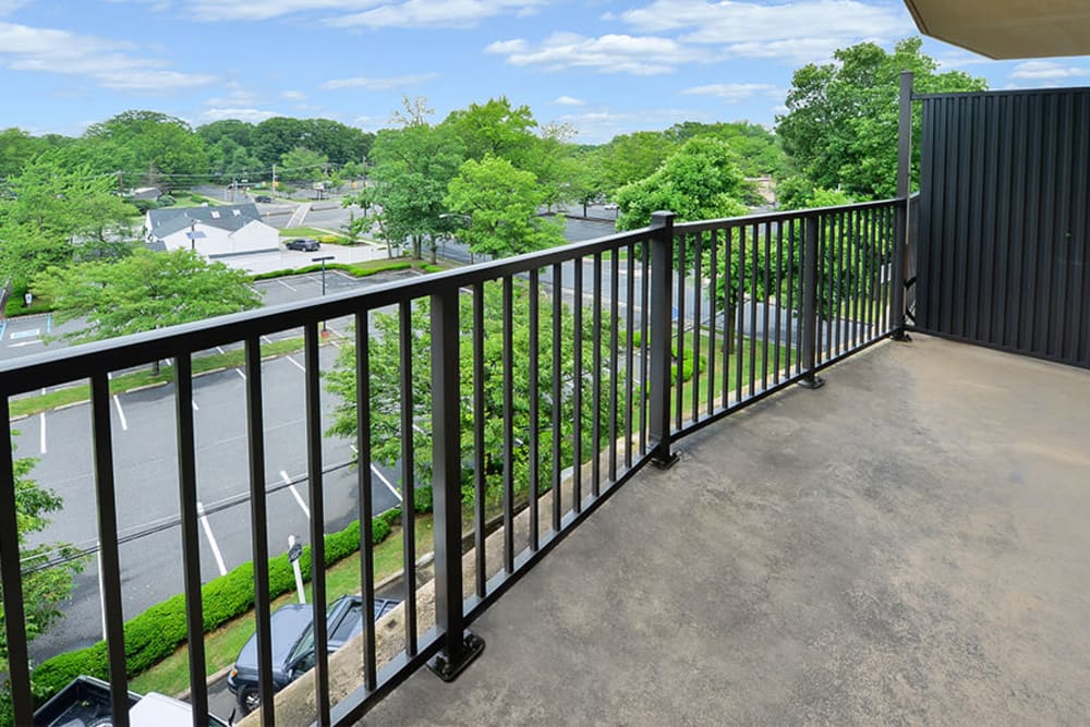 private balcony at Lexington House Apartment Homes in Cherry Hill, New Jersey
