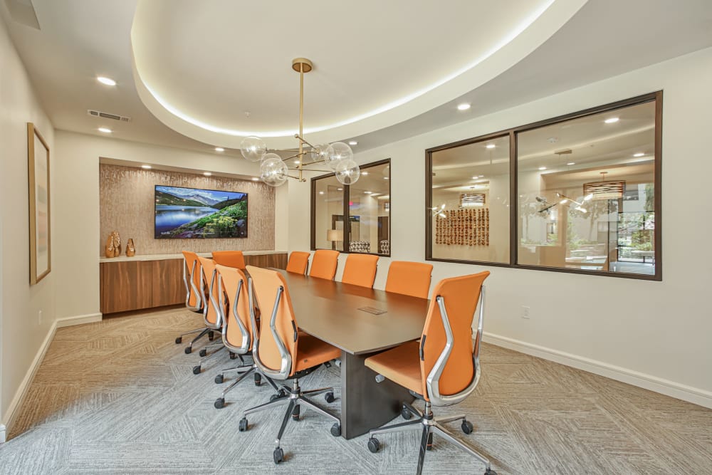 Resident meeting room at Broadstone Toscano in Houston, Texas