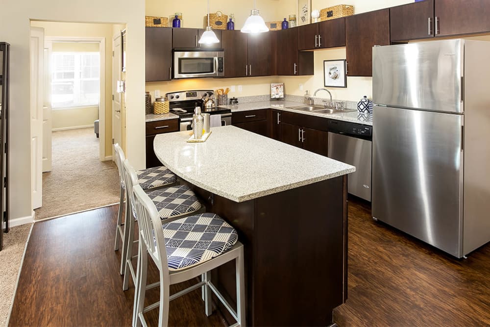 Spacious kitchen at Torrente Apartment Homes in Upper St Clair, Pennsylvania