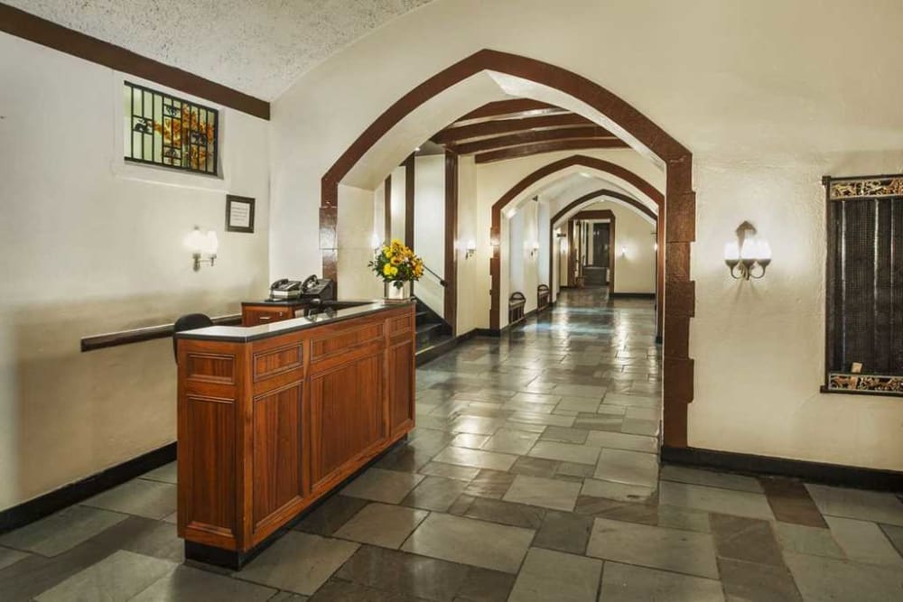 Front desk at The Sutton Collection in New York, New York