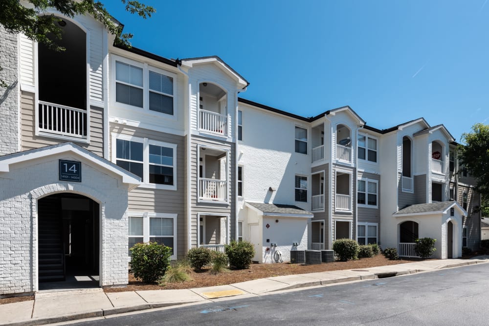 Exterior of units at Ingleside Apartments in North Charleston, South Carolina