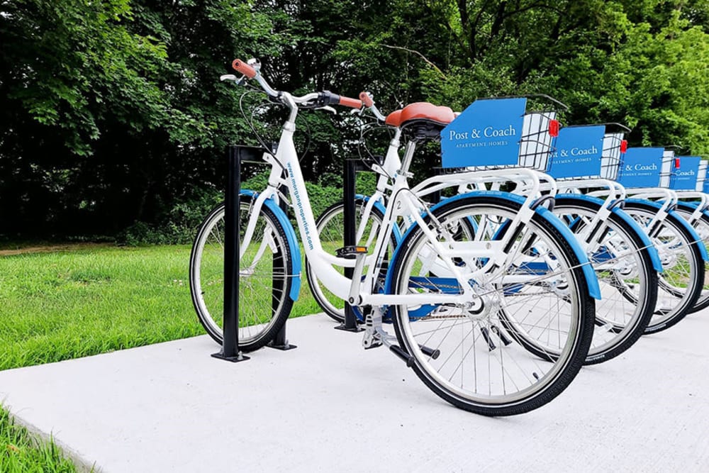 Bike share at Post & Coach Apartment Homes in Freehold, New Jersey