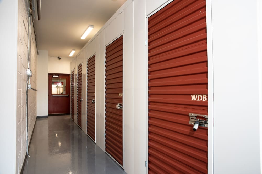 Storage units at Doane Road Storage in Queensville, Ontario