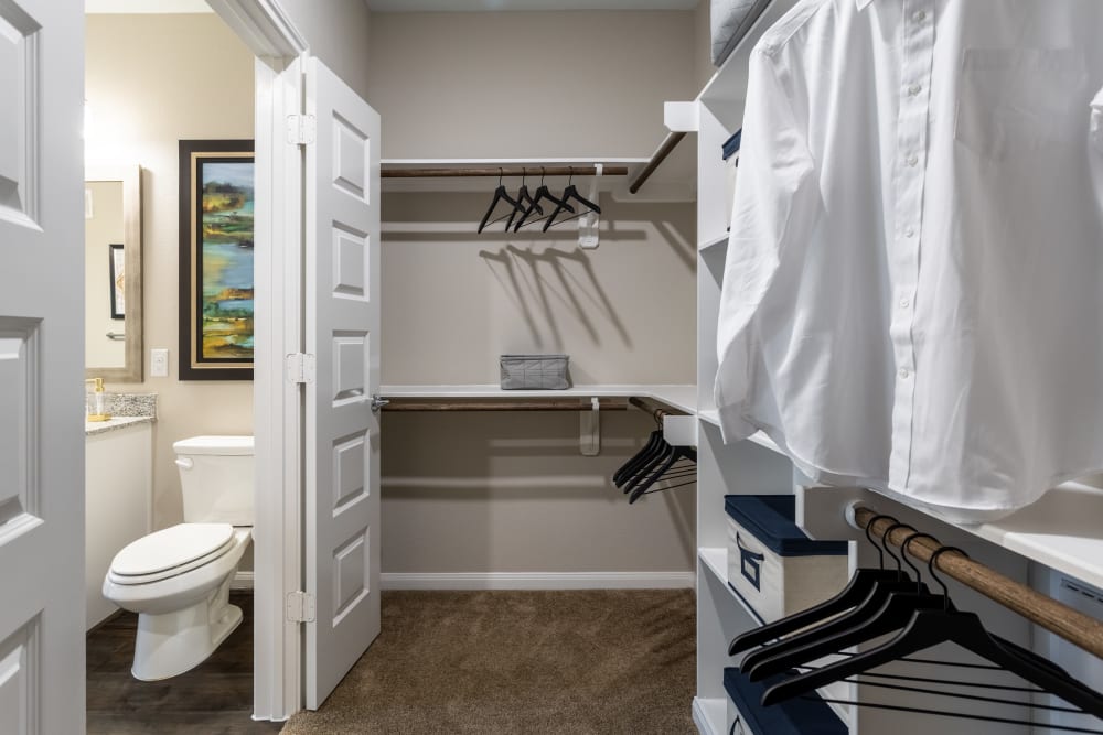 Enjoy apartments with a walk-in closet at The Abbey at Sonterra in San Antonio, Texas