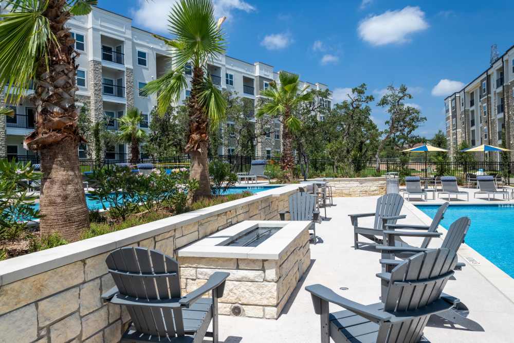 Multiple swimming pools at The Abbey at Sonterra in San Antonio, Texas