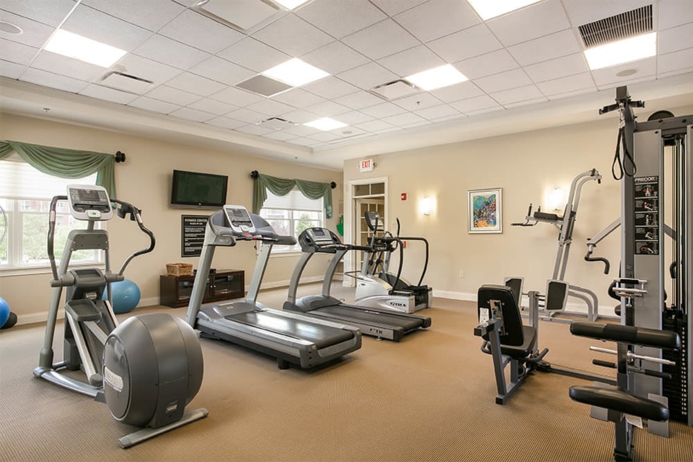 Fitness center at Marquis Place in Murrysville, Pennsylvania