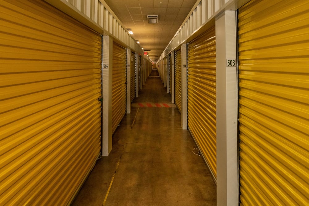 Interior units at Kenosha Self Storage in Broken Arrow, Oklahoma