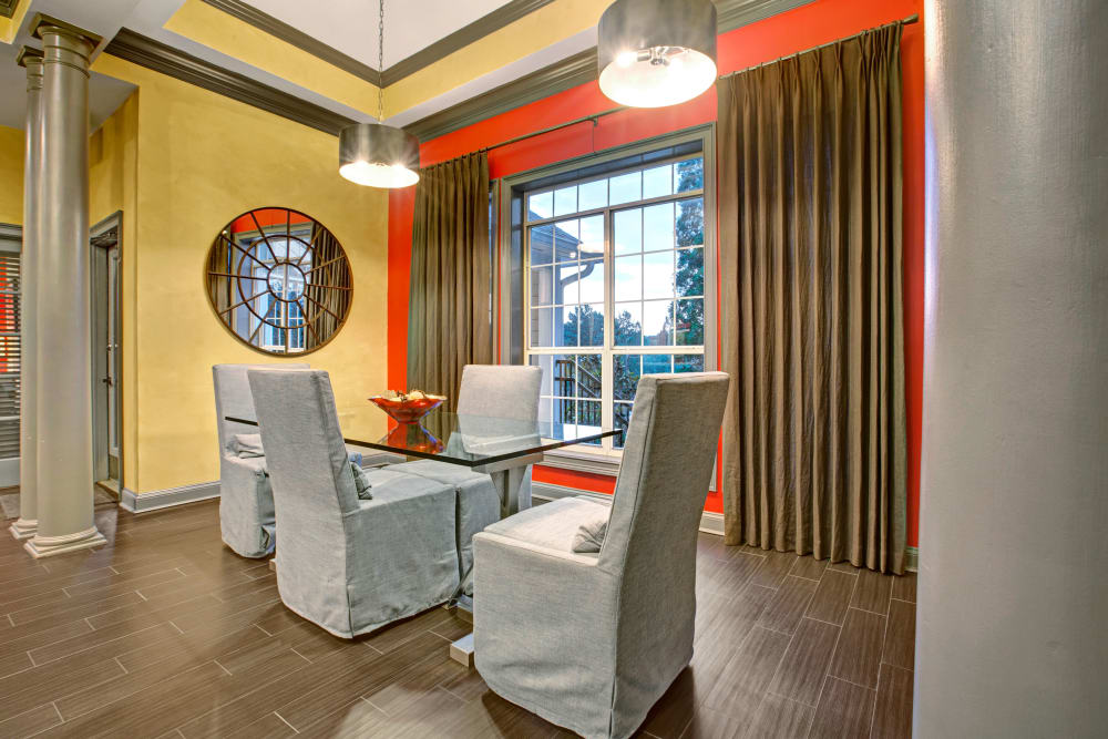 Finally furnished sitting area in Clubhouse at Avia at North Springs in Atlanta, Georgia 