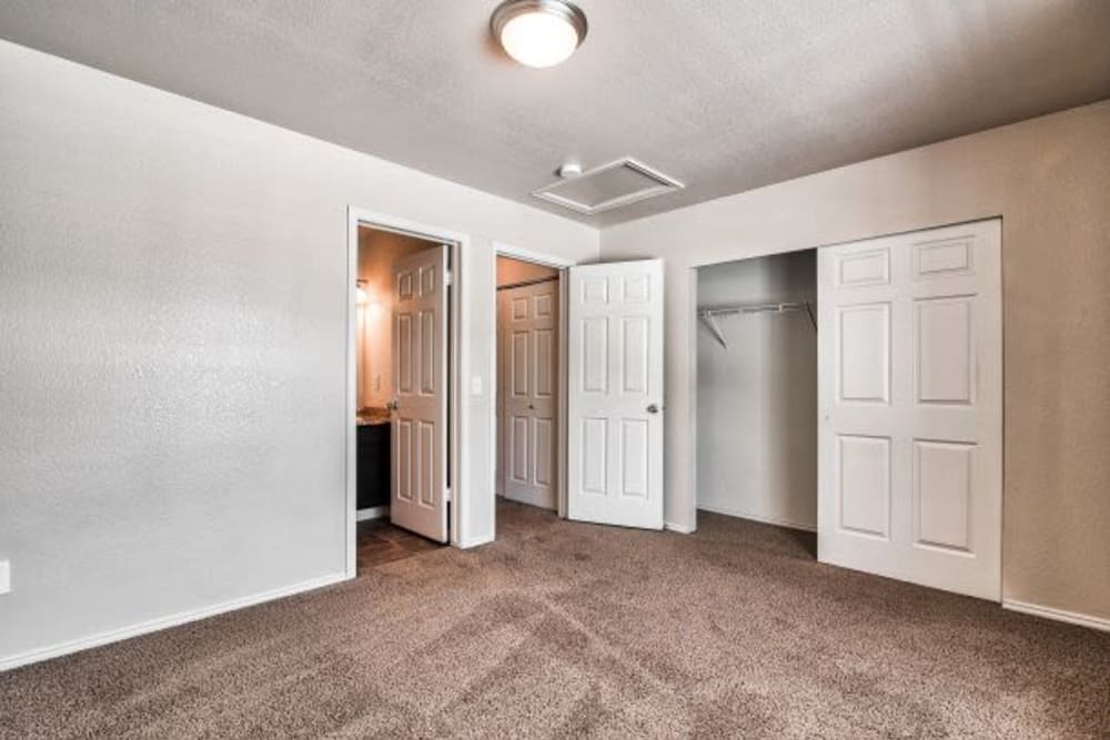 Bedroom at Apartments in Bountiful, Utah