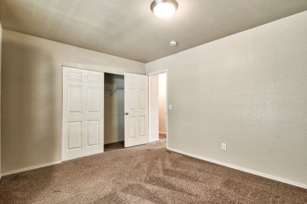 Bedroom at Cherry Lane Apartment Homes in Bountiful, UT