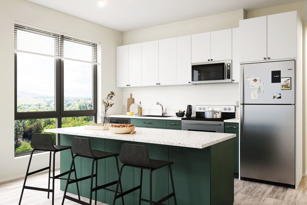 Sleek kitchen at UNCOMMON Reno in Reno, Nevada