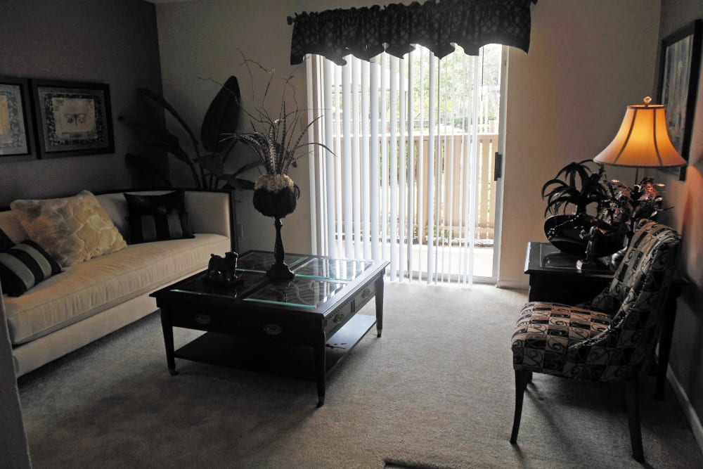 Living room at Walden Pond Houston, TX