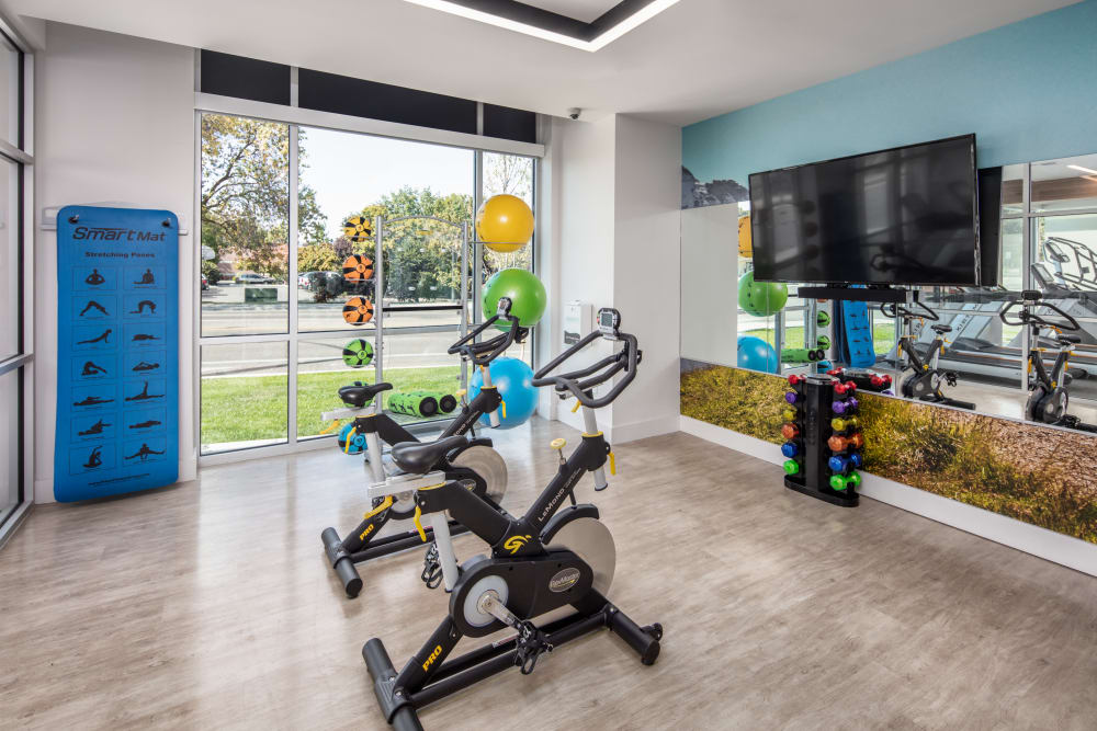 Fully equipped fitness center at IDENTITY Boise in Boise, Idaho