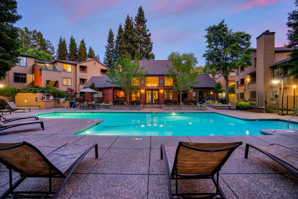 Pool at Shadow Creek Apartment Homes in Santa Rosa