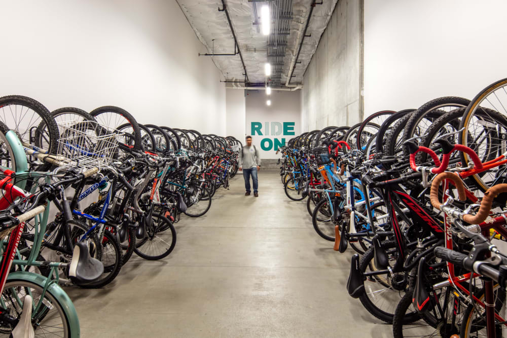 Bike storage at IDENTITY Boise in Boise, Idaho