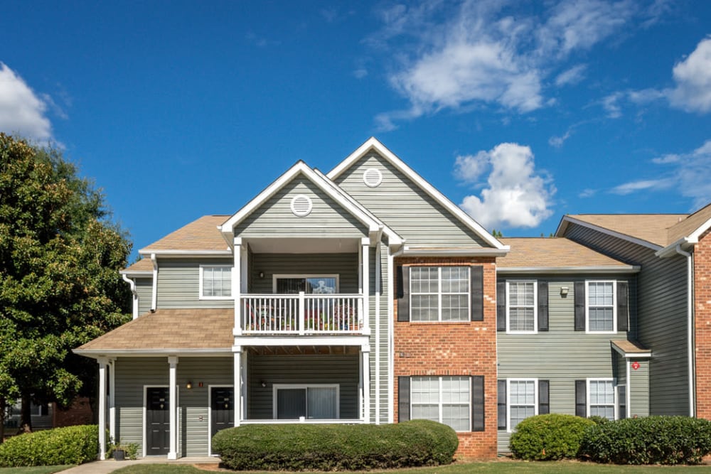 Apartment exterior at Eastwood Village in Stockbridge, Georgia