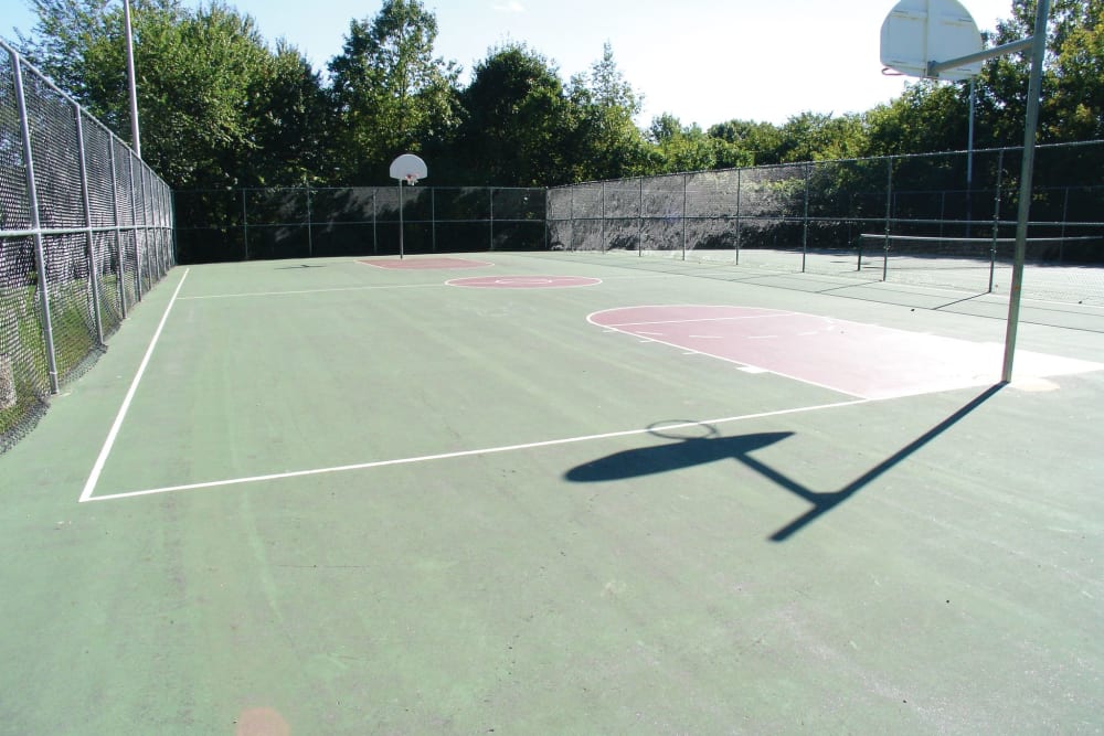 Basketball court at The Heights At Marlborough in Marlborough, Massachusetts