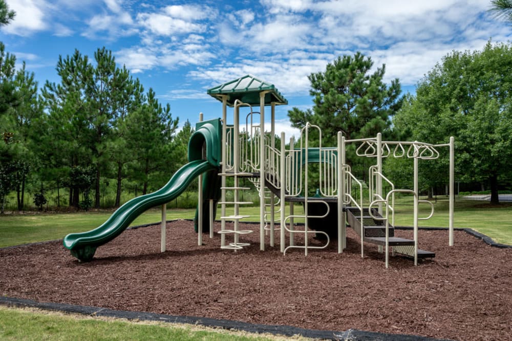 Children's playground outside at Meadow Springs in College Park, Georgia