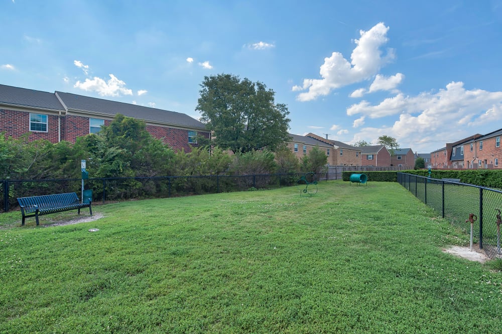 Dog Park at Maple Bay Townhomes in Virginia Beach, Virginia