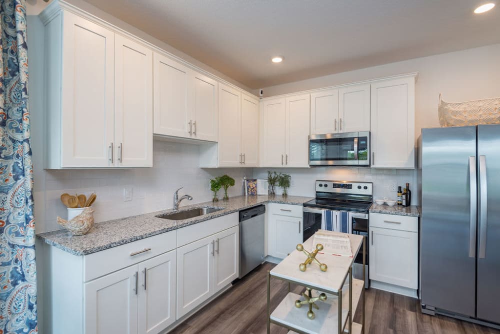 Model kitchen at Artisan Living Bella Citta in Davenport, Florida