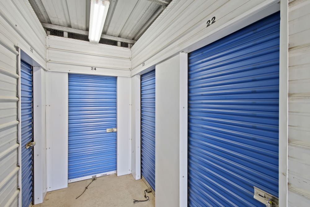 Climate controlled storage units at Storage Star Manteca in Manteca, California