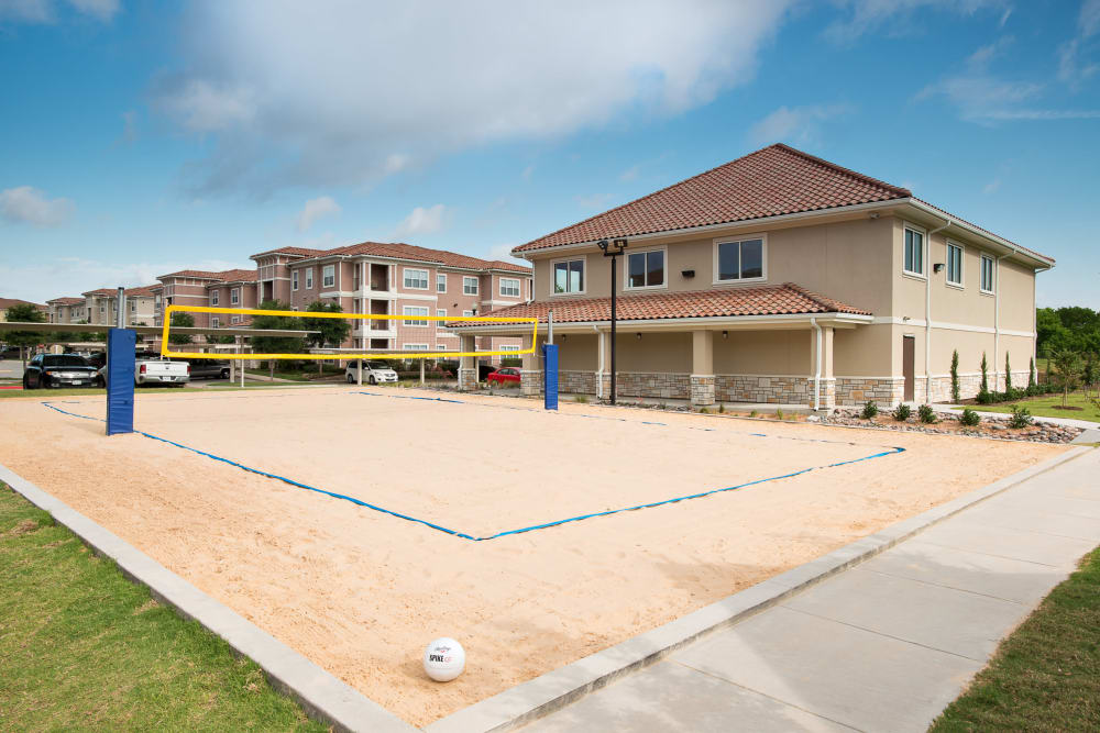 Sand Volleyball Court at Estancia at Ridgeview Ranch in Plano, Texas