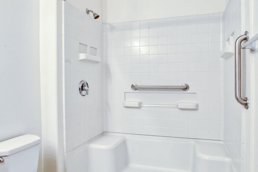 Walk-In Shower at  Sonoma Palms Apartments in Las Vegas, NV