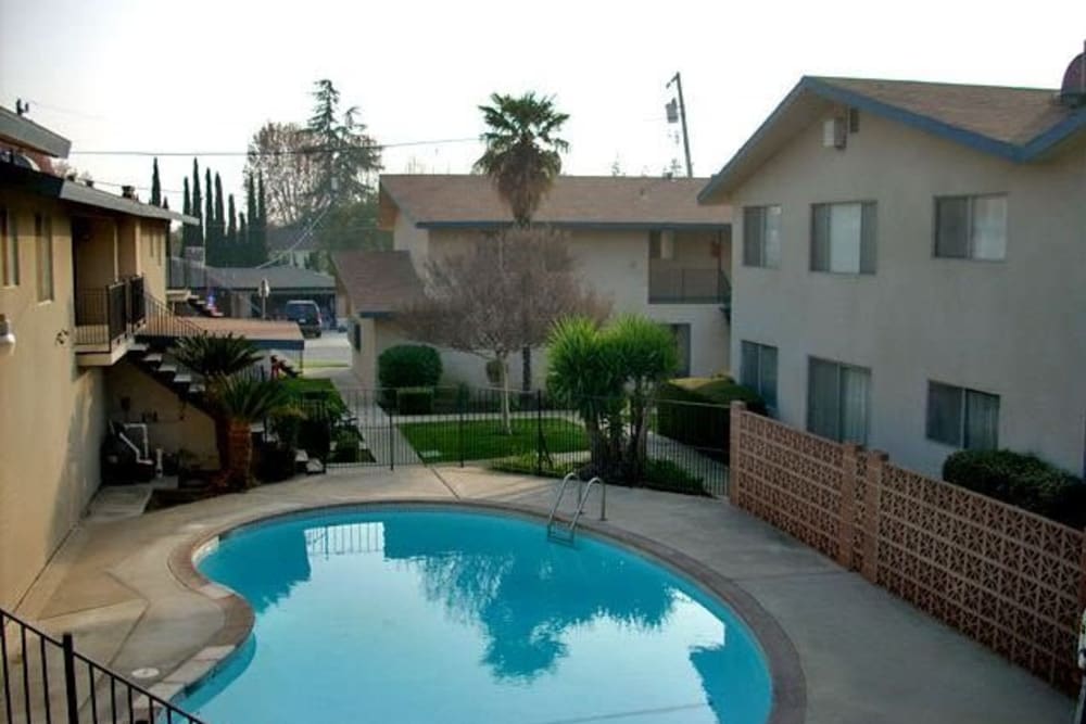 Pool at Highland View Court in Bakersfield, California