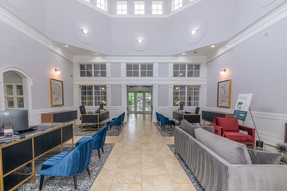 Leasing office at The Lyndon in Irving, Texas